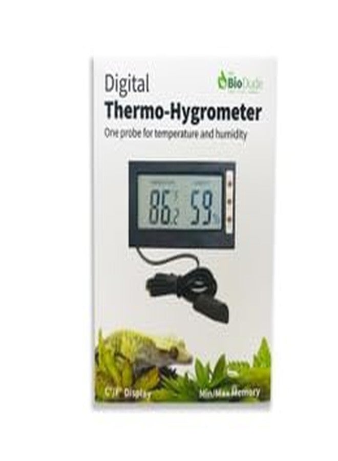 BIODUDE The Bio Dude Thermometer & Hygrometer Combo w/Upgraded Probe. Reptiles, Amphibians, arachnids and terrariums - Image 3